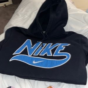 Nike Navy Hoodie - Size Medium